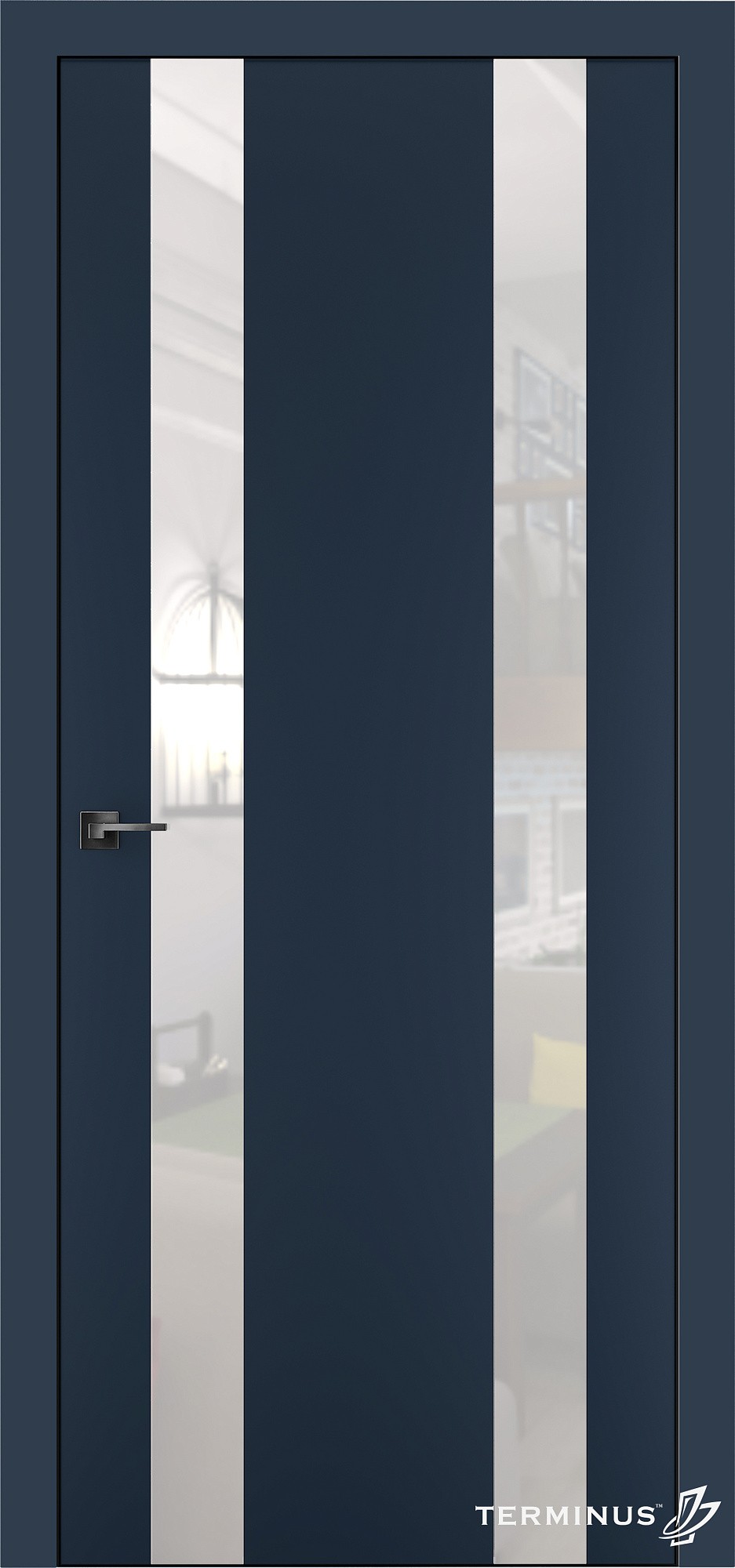 Двери модель 811 Сапфир (планилак белый)