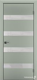 Двери модель 809 Оливин (планилак белый) - terminus.ua