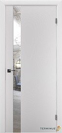 Двері модель 802 Білі (дзеркало срібло) - terminus.ua