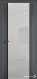 Двері модель 808 Антрацит (планілак білий) - terminus.ua