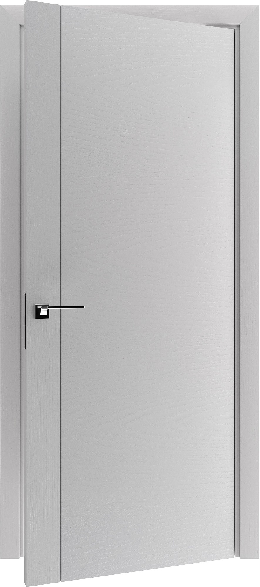 Двери модель 26 Ясень белый Эмаль (глухая) №1
