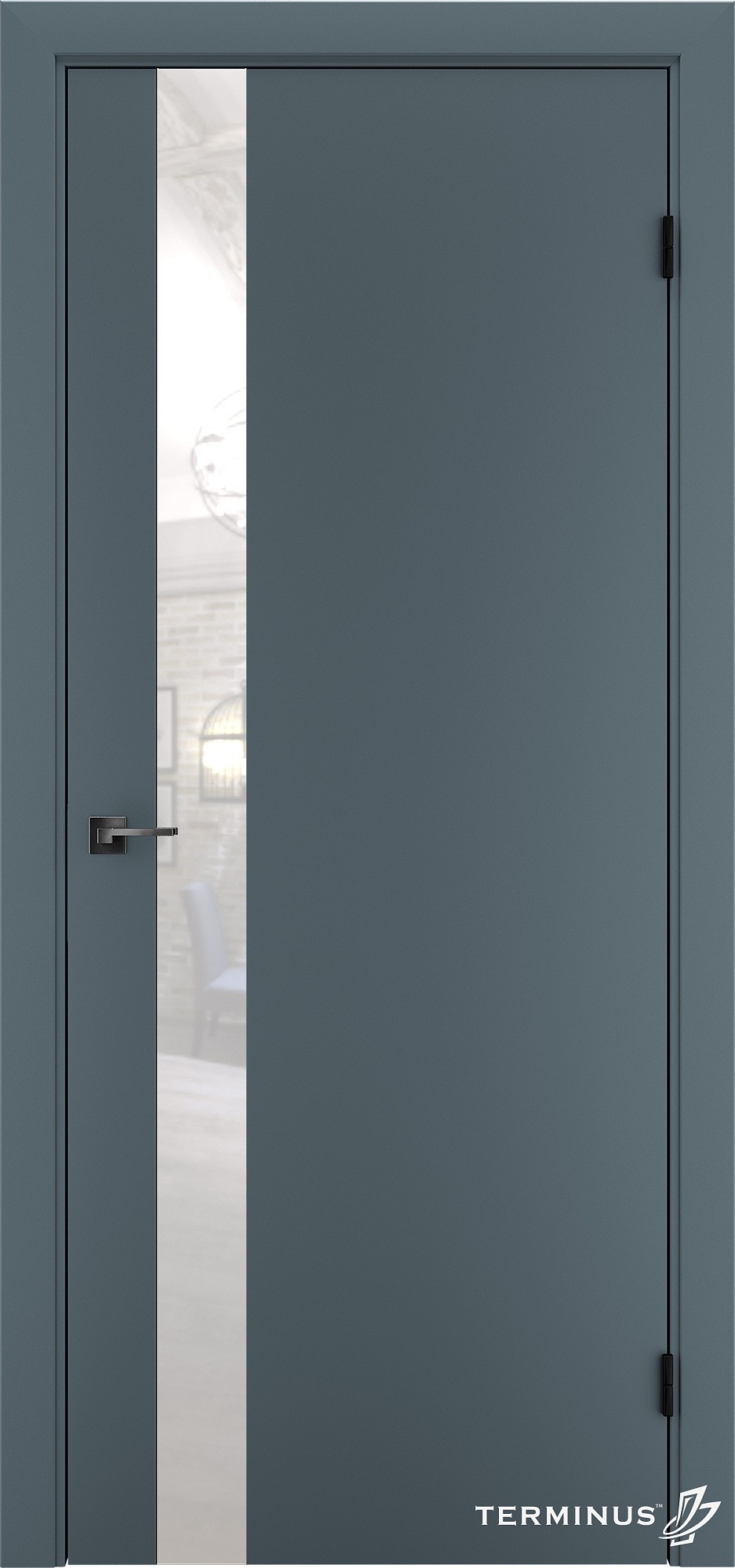 Двери модель 802 Малахит (планилак белый)
