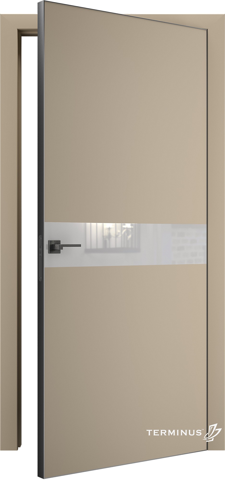 Двері модель 806 Магнолія (планілак білий) №1