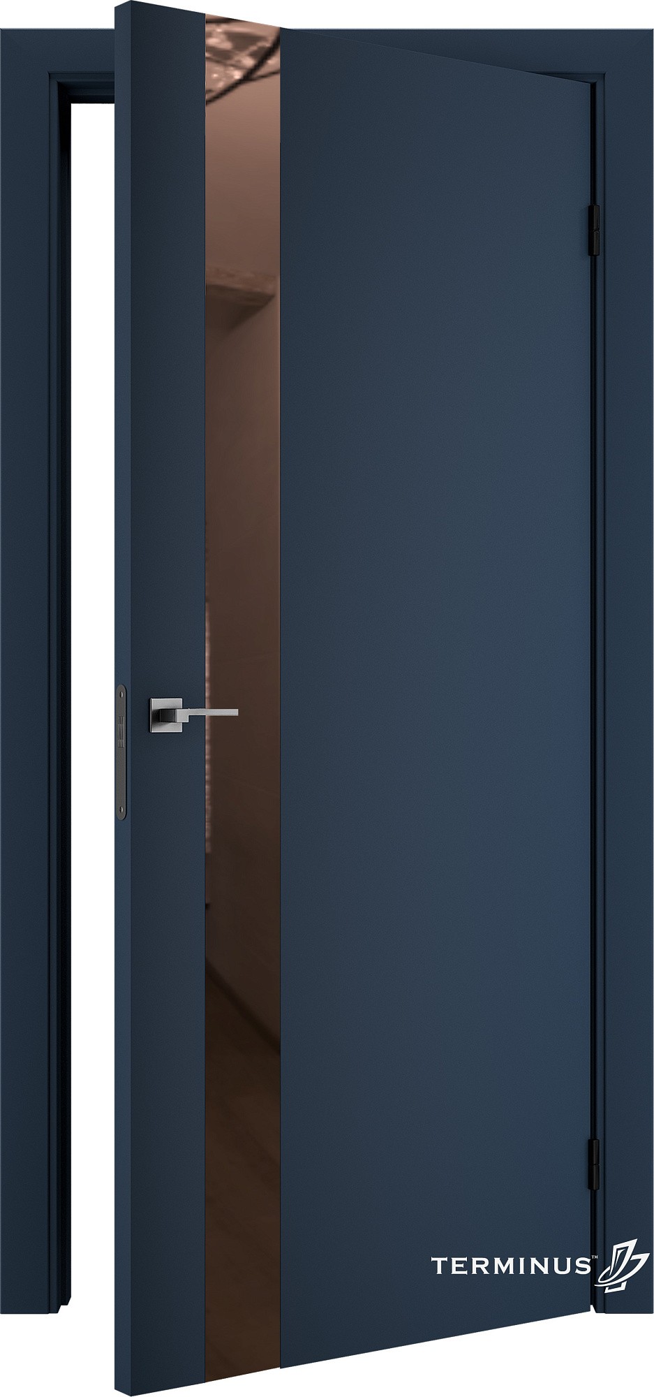 Двері модель 802 Сапфір (дзеркало бронза) №1