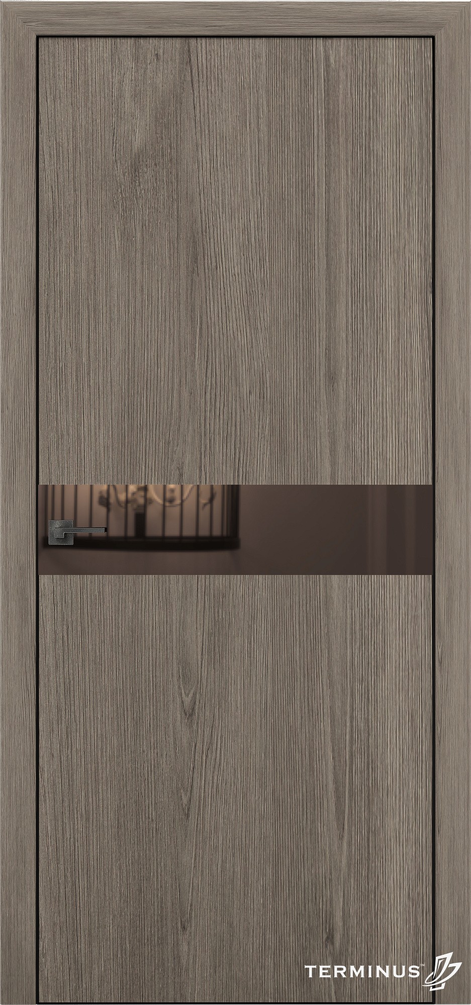 Двері модель 806 Тундра (дзеркало бронза)