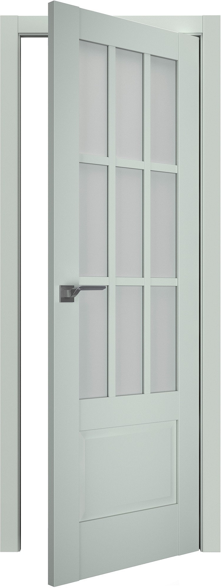 Двери модель 604 Оливин (остекленная) №1