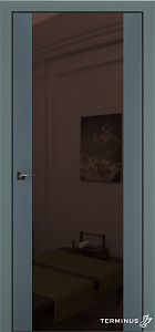 Двері модель 808 Малахіт (дзеркало бронза) - terminus.ua