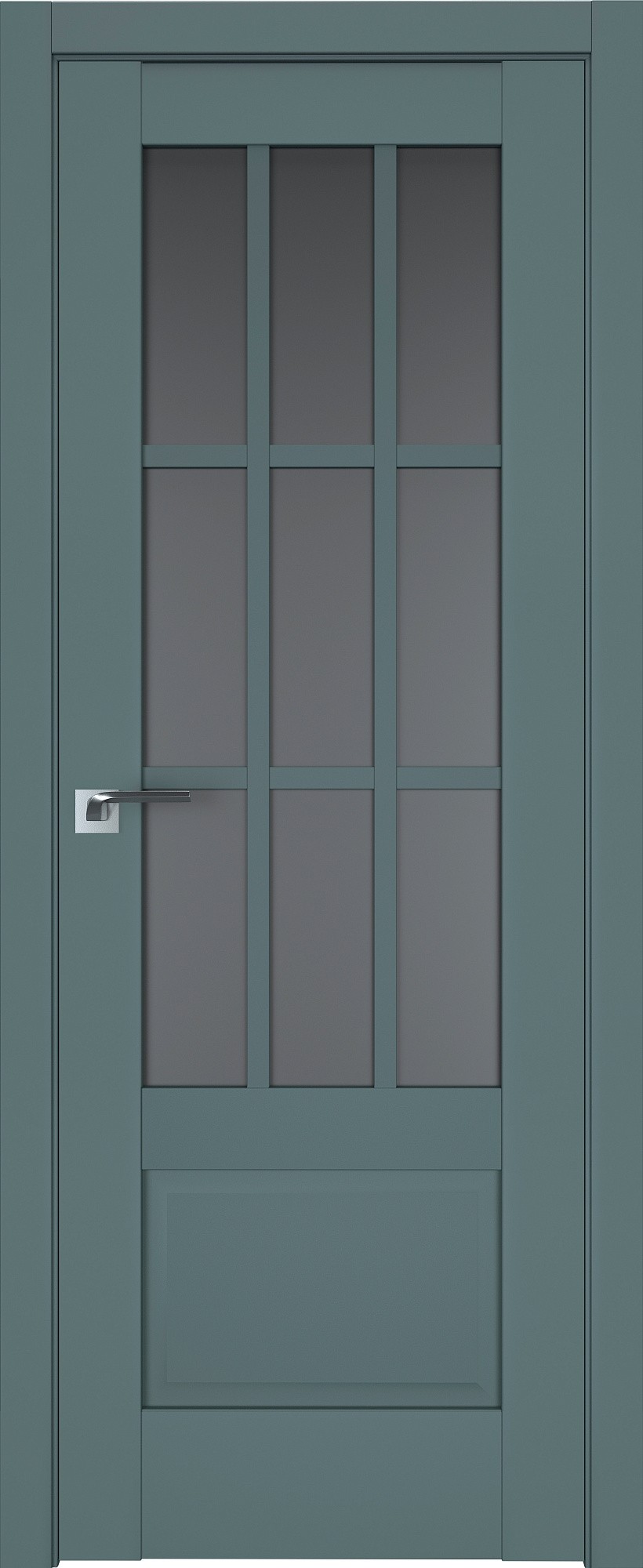 Двери модель 604 Малахит (остекленная)