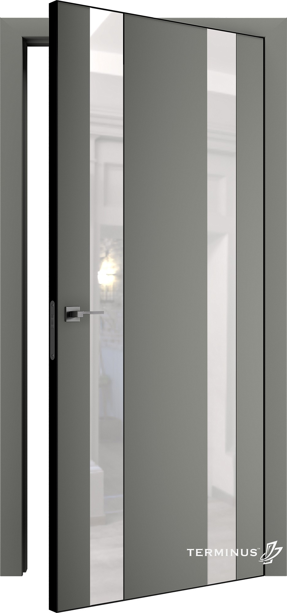 Двері модель 811 Онікс (планілак білий) №1