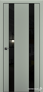 Двери модель 811 Чёрный (планилак белый) - terminus.ua