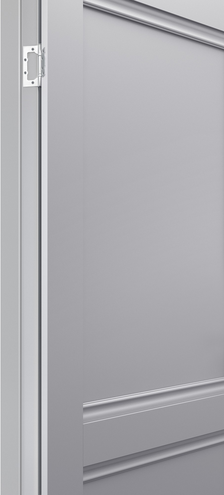 Двері модель 404 Сірий (глуха) №2