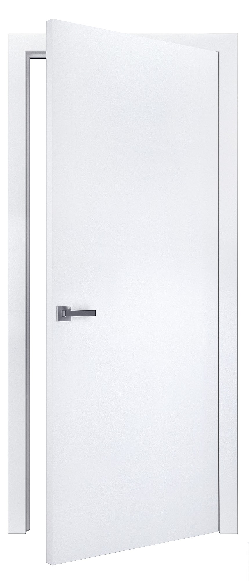 Двері модель 704 Біла Емаль (глуха) №1