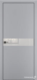 Двери модель 806 Серые (планилак  белый) - terminus.ua