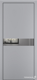 Двери модель 806 Серые (зеркало серебро) - terminus.ua