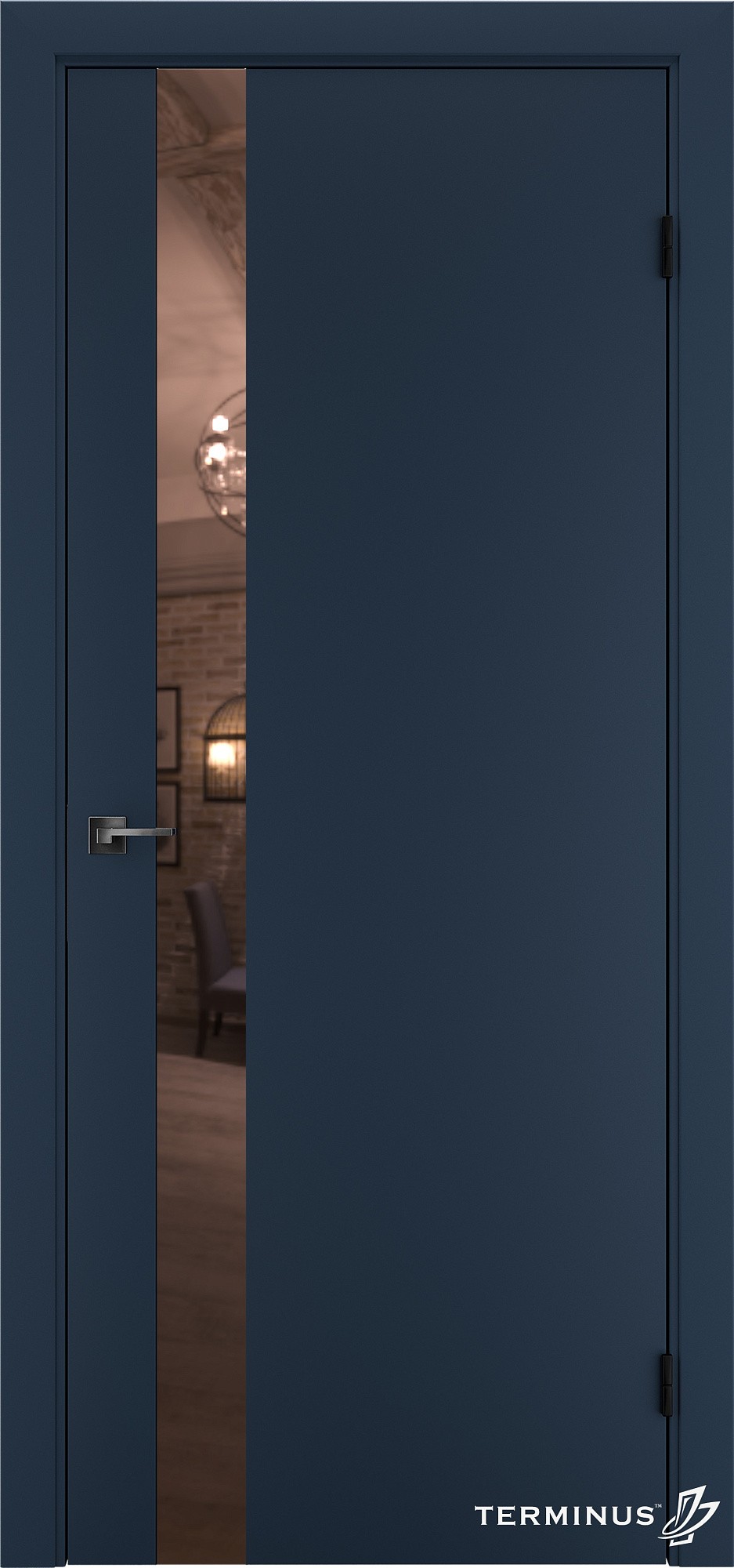 Двері модель 802 Сапфір (дзеркало бронза)