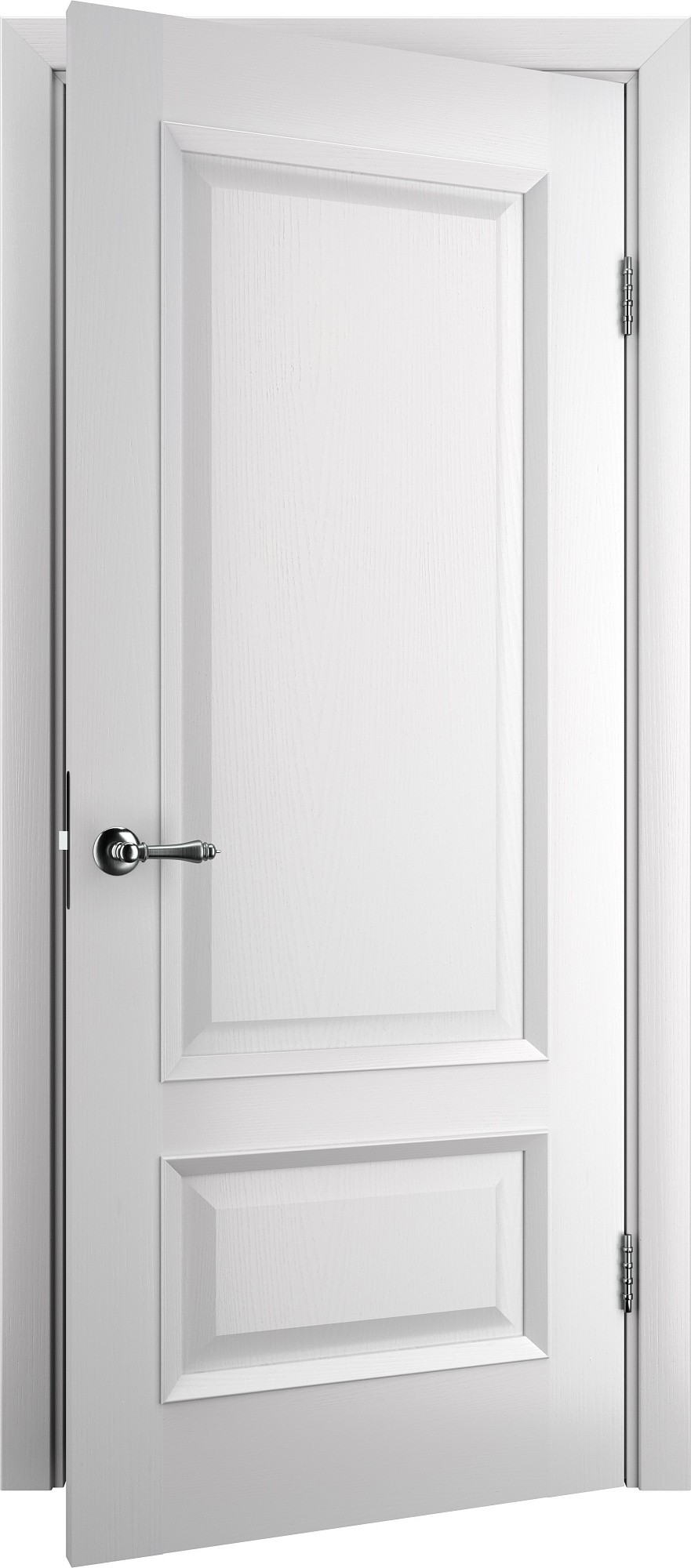 Двери модель 52 Ясень белый Эмаль (глухая) №1