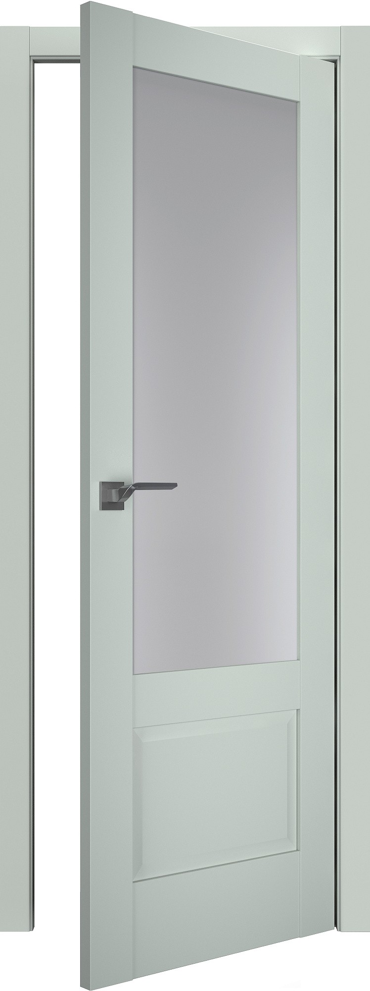 Двери модель 606 Оливин (остекленная) №1