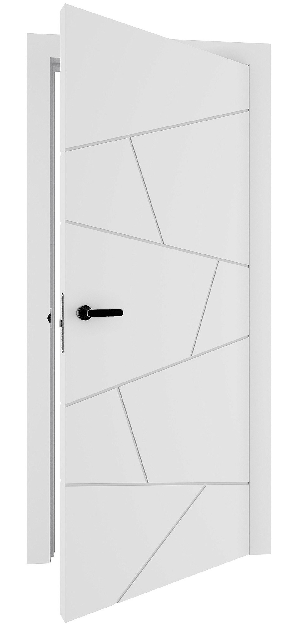 Двері модель 714 Біла емаль №1