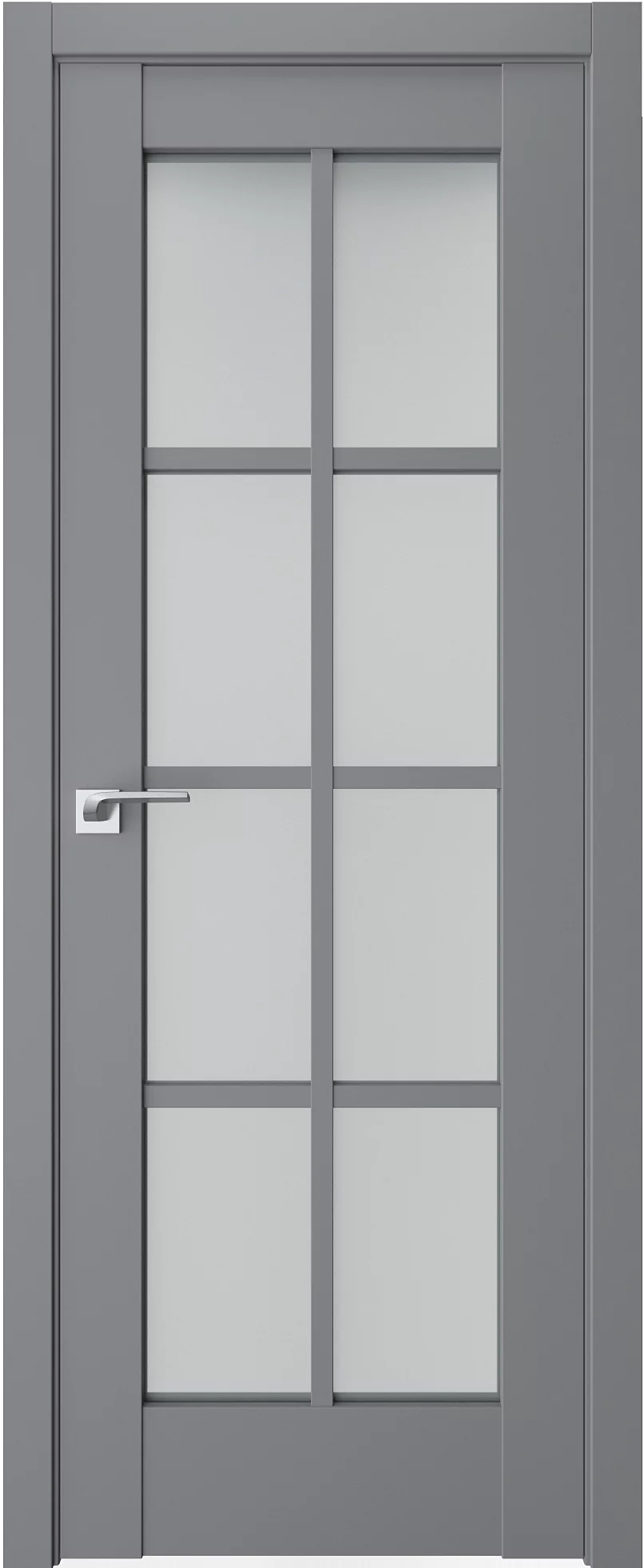 Двери модель 601 Серый (остекленная)